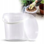 WIADRO WIADERKO PLASTIKOWE Z POKRYWKĄ ATEST SPOŻYWCZE NA ŻYWNOŚĆ MOCNE 10L