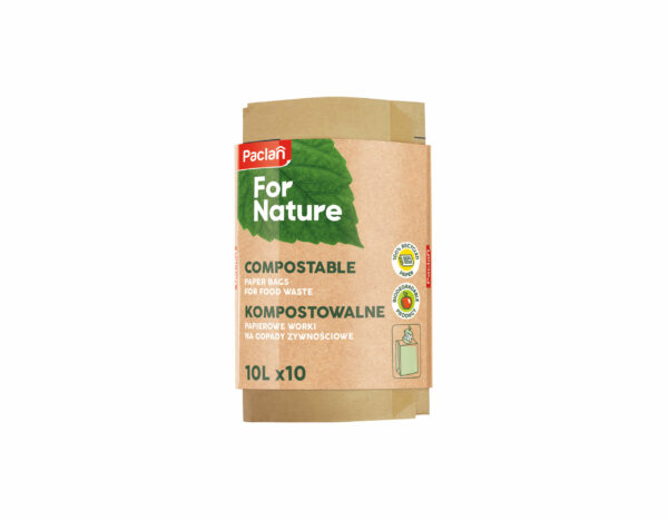 paper-bags-for-food-waste-compostale-paclan-for-nature-papierowe-worki-na-odpady-zywnosciowe-kompostowalne-10l-10-sztuk