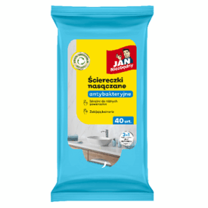JAN NIEZBĘDNY ŚCIERECZKI NASĄCZANE ANTYBAKTER. A40