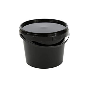 WIADRO PP 5L 05LB/3 OKRĄGŁE CZARNE + PK
