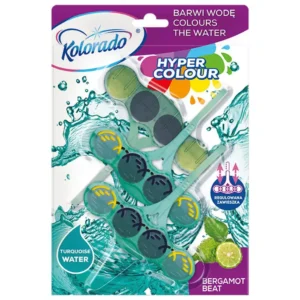KOLORADO KOSTKA WC HYPER COLOR 3x45G BERGAMOT BEAT