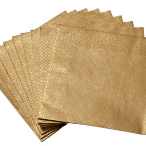 MAKI SERWETKI 33*33 A20 3W ZŁOTE