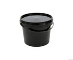 WIADRO PP 10L 10LB/2 OKRĄGŁE CZARNE + PK