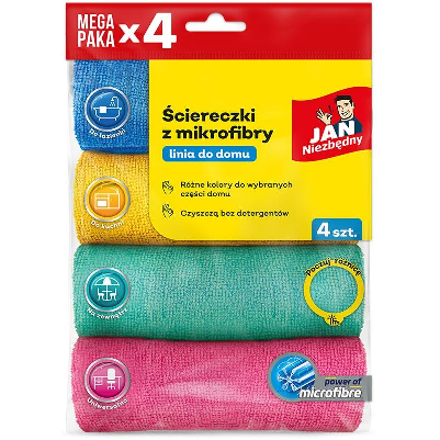JAN NIEZBĘDNY ŚCIERECZKI Z MIKROFIBRY A4