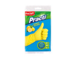 PACLAN PRACTI RĘKAWICE GUMOWE ŻÓŁTE S