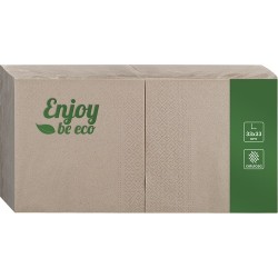 ENJOY SERWETKI  ECO NATURALNE 33*33 1W 1/4 A500