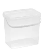 WIADRO PP 10L 10PR/BIS/2 PROSTOKĄTNE TRANSP + PK