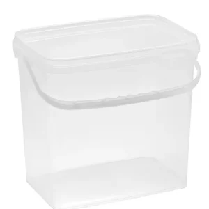 WIADRO PP 10L 10PR/BIS/2 PROSTOKĄTNE TRANSP + PK