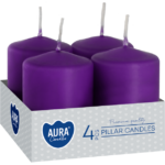 ŚWIECA WOTYWNA 40/60 FIOLETOWA A4