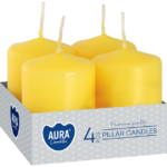 ŚWIECA WOTYWNA 40/60 ŻÓŁTA A4