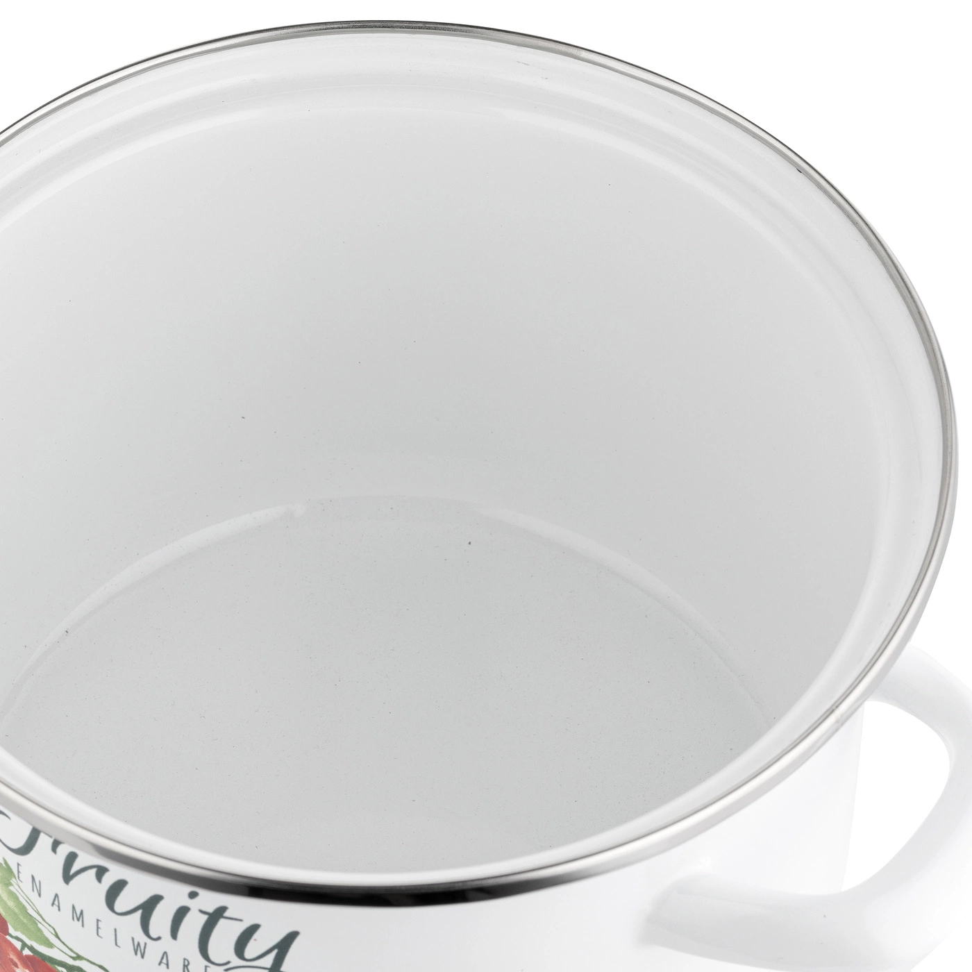 GARNEK EMALIOWANY PROSTY KALINA 22CM 4,8L - obrazek 3