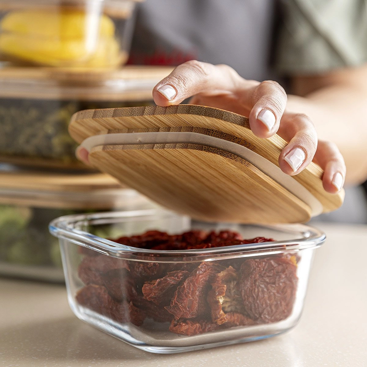 FLORINA POJEMNIK CLAVATO SZKLANY 770ML - obrazek 11