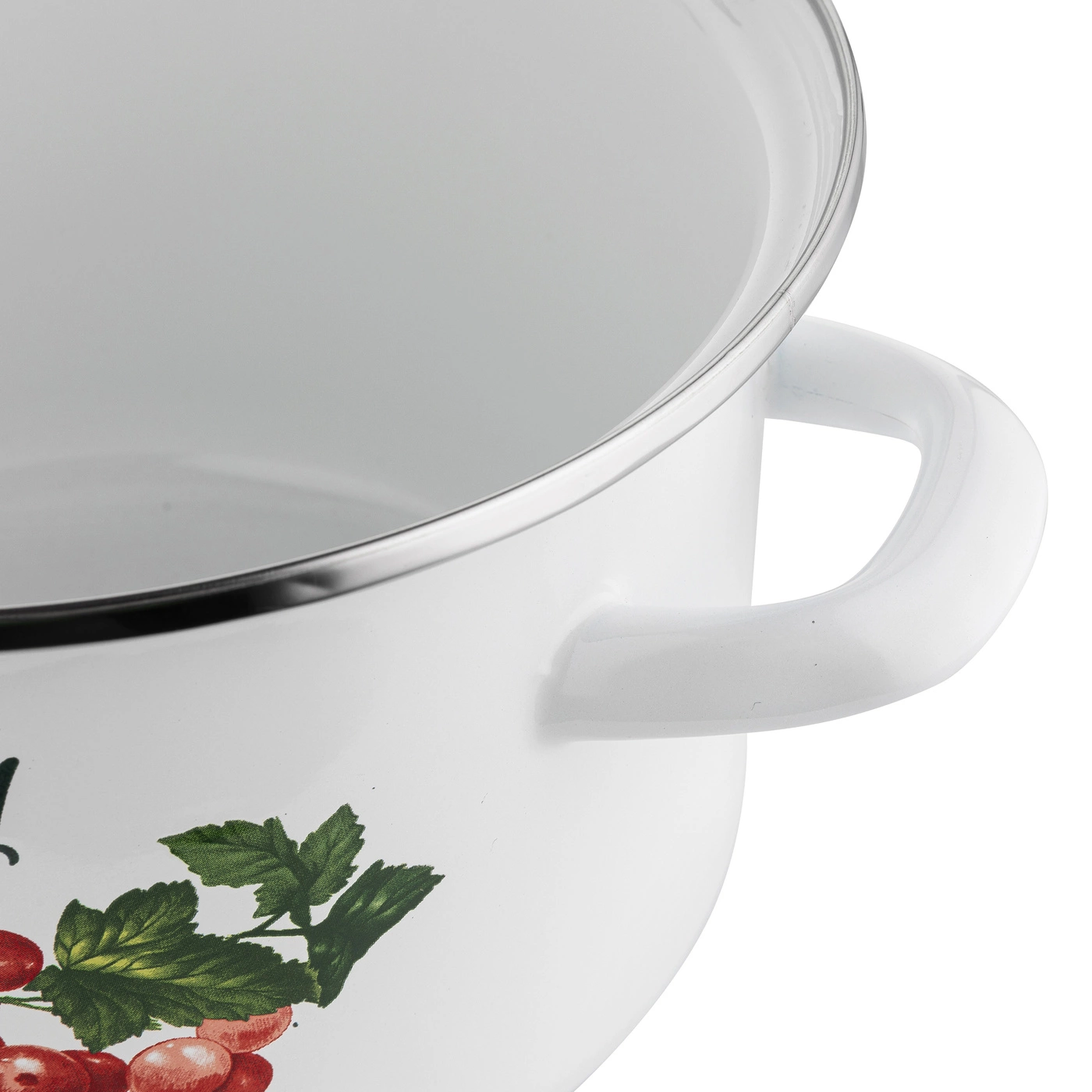 GARNEK EMALIOWANY PROSTY KALINA 22CM 4,8L - obrazek 5