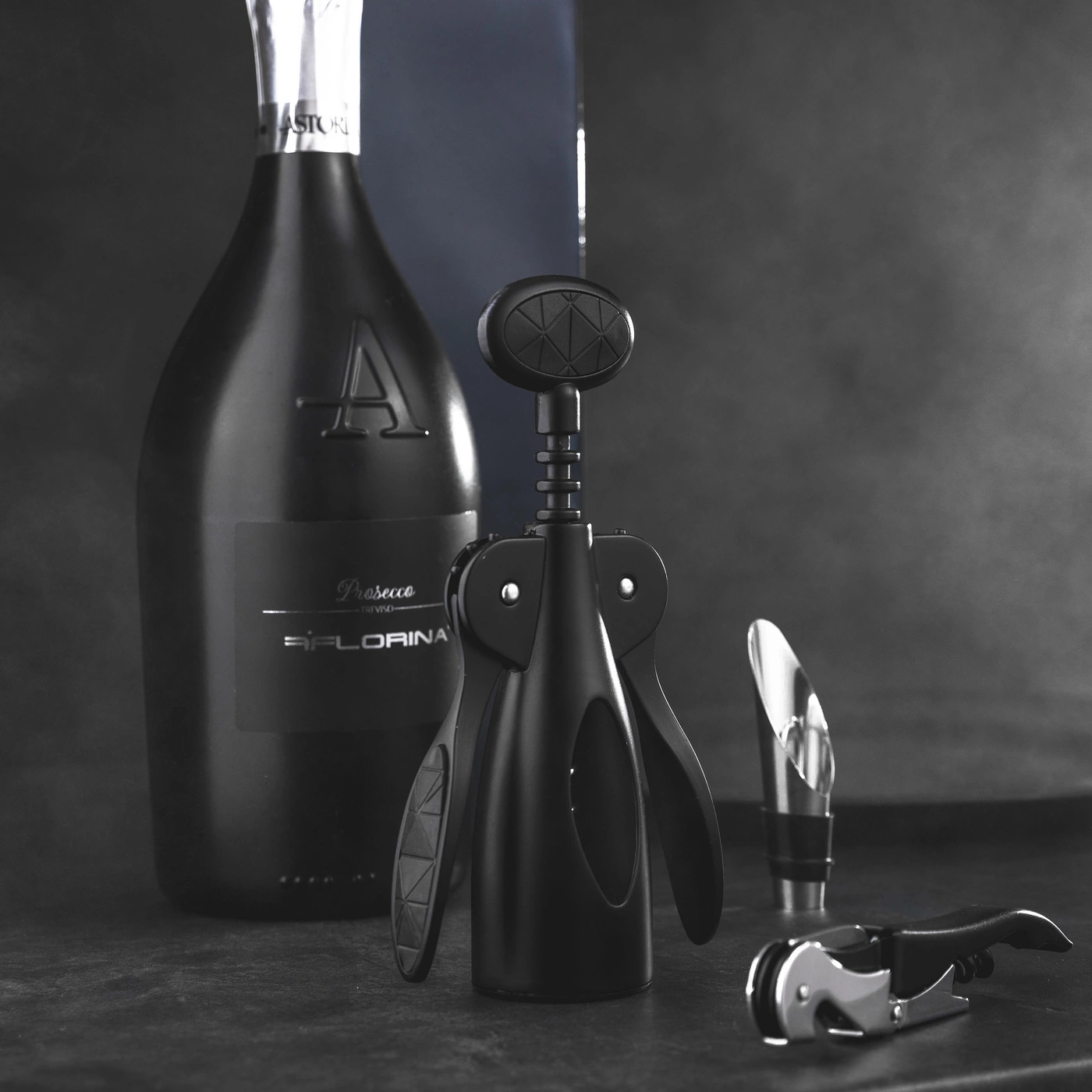 FLORINA KORKOCIĄG SKRZYDEŁKOWY BLACK STOP CYNY - obrazek 3