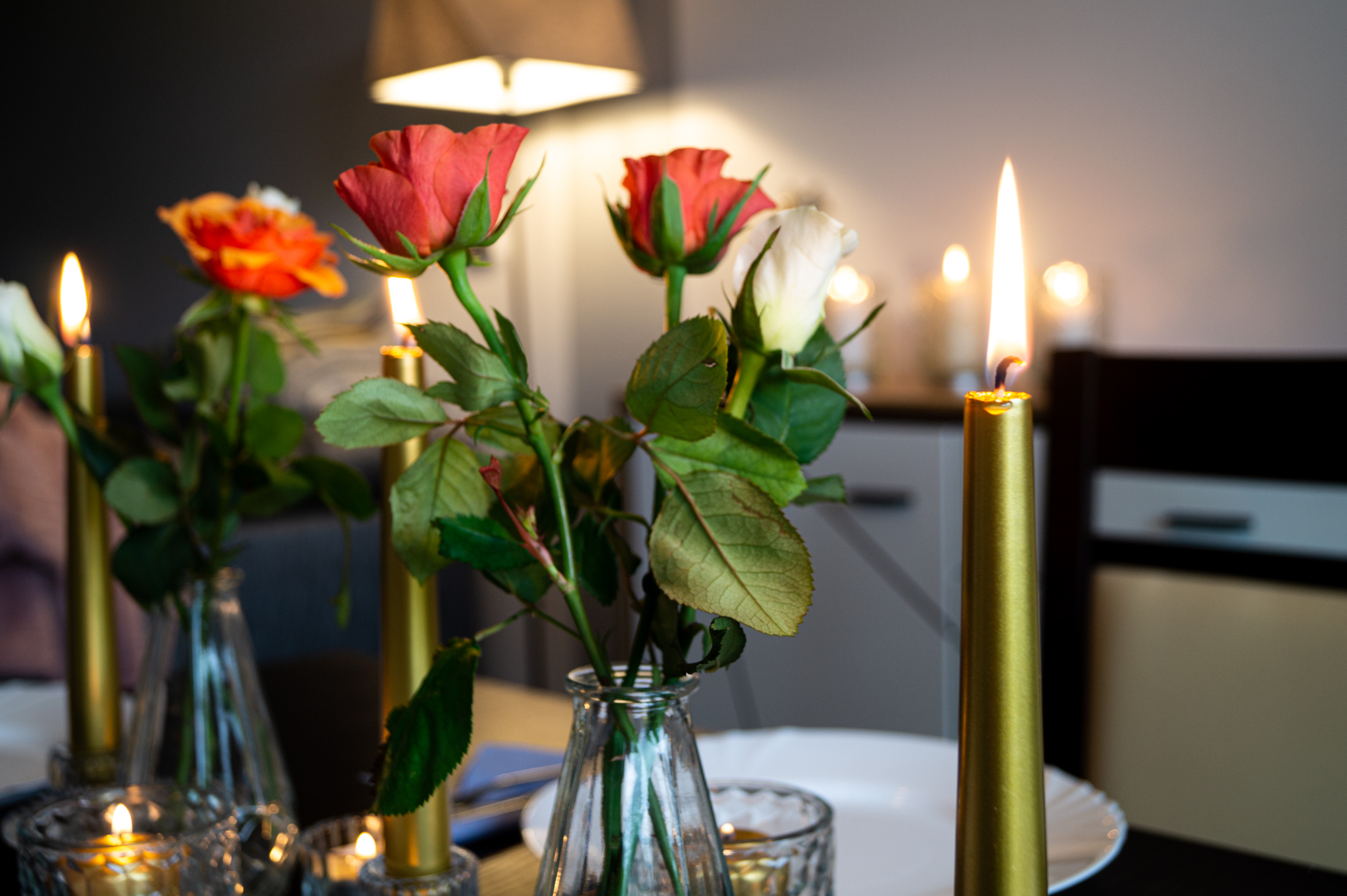 ŚWIECA STOŻEK ŚWIECE STOŻKOWE BISPOL ZŁOTA S30-213 10 SZT. - obrazek 4