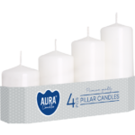 ŚWIECA WALEC SW50/4-090 BIAŁA