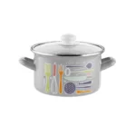 GARNEK EMALIOWANY PROSTY STAFFIO 18CM 2,6L