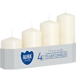 ŚWIECA WALEC SW50/4-011 ECRU