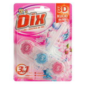 DIX 3D KULKI DO WC FLOWER FRESH