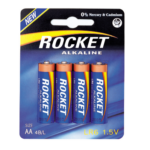 BATERIA ROCKET ALKAINE AA 4/BL LR6 1,5V A4
