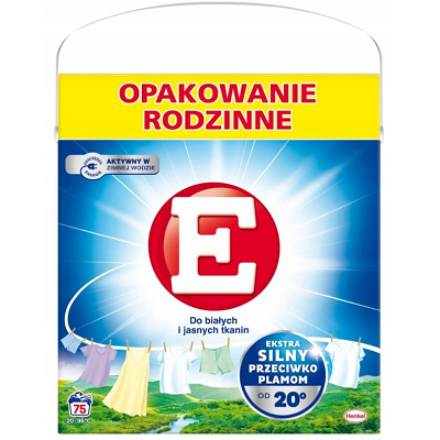E PROSZEK DO PRANIA KARTON 4,5KG BIAŁY (75 PRAŃ)