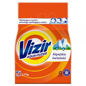 VIZIR PROSZEK DO PRANIA 1,17KG ALPINE FR (18 PRAŃ)
