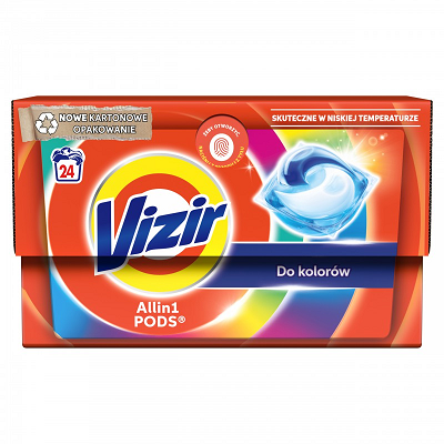 VIZIR KAPSUŁKI DO PRANIA ALLIN1 PODS A24 KOLOR