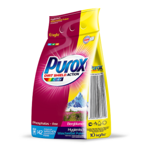 PUROX PROSZEK DO PRANIA FOLIA 10KG COLOR (142 PRANIA)