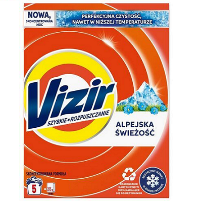 VIZIR PROSZEK DO PRANIA 275G ALPINE FRESH (5 PRAŃ)