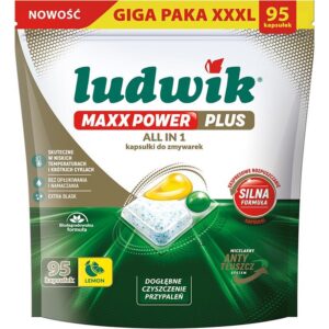 LUDWIK MAXX POWER KAPSUŁKI DO ZMYWARKI LEMON A95